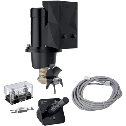 Комплект подруливающего устройства Quick 2.2кВт, 40кГс, 12В, 125мм с кабелем и джойстиком